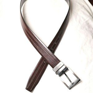 LkNew_Reversible GEOFFREY BEENE Leather Belt_32/80